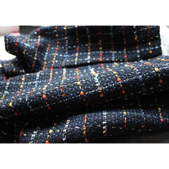 NEW Veronica Beard Jazmin Tweed Short, Navy Multi, Size 8 - Picture 4 of 10